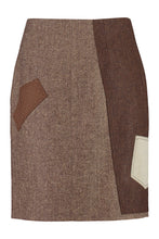 Load image into Gallery viewer, Wool blend midi skirt
