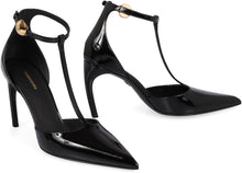 Load image into Gallery viewer, T-strap Patent leather pumps