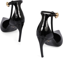 Load image into Gallery viewer, T-strap Patent leather pumps