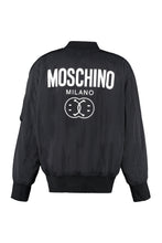 Load image into Gallery viewer, Moschino Smiley padded bomber jacket