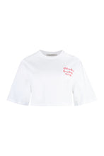 Load image into Gallery viewer, Logo detail cropped t-shirt