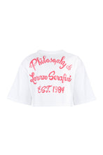 Load image into Gallery viewer, Logo detail cropped t-shirt
