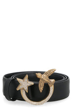 Load image into Gallery viewer, Logo buckle leather belt