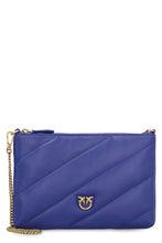 Load image into Gallery viewer, Love Simply quilted leather shoulder bag