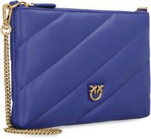 Load image into Gallery viewer, Love Simply quilted leather shoulder bag