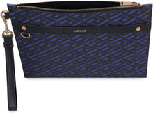 Load image into Gallery viewer, La Greca canvas flat clutch