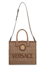 Load image into Gallery viewer, All over logo canvas tote