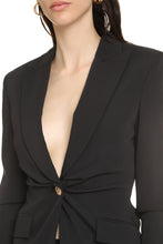 Load image into Gallery viewer, Single-breasted one button jacket
