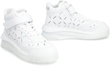 Load image into Gallery viewer, Odissea leather high-top sneakers
