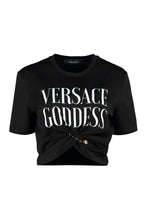 Load image into Gallery viewer, Logo detail cropped t-shirt