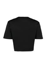 Load image into Gallery viewer, Logo detail cropped t-shirt