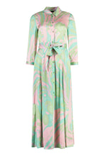 Load image into Gallery viewer, Sushi printed shirtdress