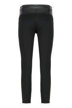 Load image into Gallery viewer, "Leather and stretch fabric pants"
