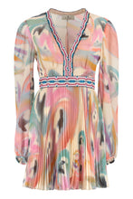Load image into Gallery viewer, Printed satin dress