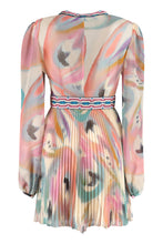 Load image into Gallery viewer, Printed satin dress