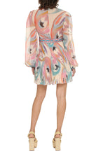 Load image into Gallery viewer, Printed satin dress