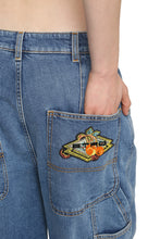 Load image into Gallery viewer, Wide-leg jeans