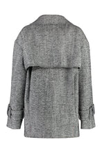 Load image into Gallery viewer, Wool blend peacoat