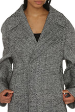 Load image into Gallery viewer, Wool blend peacoat