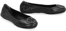 Load image into Gallery viewer, Minnie leather ballet flats with logo