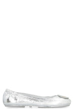Load image into Gallery viewer, Minnie metallic leather ballet flats