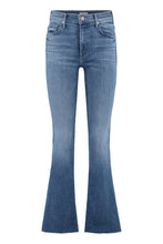 Load image into Gallery viewer, The Weekender Fray 5-pocket straight-leg jeans