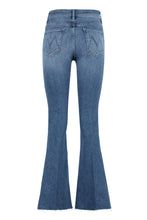 Load image into Gallery viewer, The Weekender Fray 5-pocket straight-leg jeans