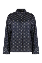 Load image into Gallery viewer, Jacquard viscose and silk blouse