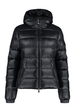 Load image into Gallery viewer, Gles hooded full-zip down jacket