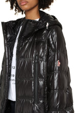 Load image into Gallery viewer, Rochelair long hooded down jacket
