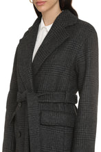 Load image into Gallery viewer, Giacomo double-breasted Prince-of-Wales wool coat