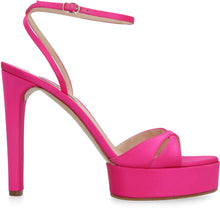 Load image into Gallery viewer, Ophelia satin platform sandals
