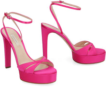Load image into Gallery viewer, Ophelia satin platform sandals