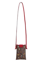 Load image into Gallery viewer, Paisley print crossbody phone holder