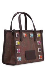 Load image into Gallery viewer, Globetrotter mini tote bag with studs