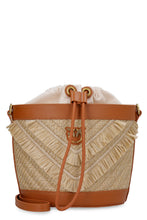Load image into Gallery viewer, Raffia bucket bag