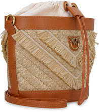 Load image into Gallery viewer, Raffia bucket bag