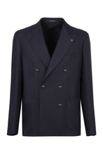 Load image into Gallery viewer, Double-breasted virgin wool jacket