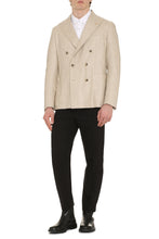 Load image into Gallery viewer, Silk double-breast blazer