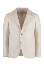 Load image into Gallery viewer, Cotton blend single-breast jacket
