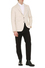 Load image into Gallery viewer, Cotton blend single-breast jacket