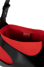 Load image into Gallery viewer, Leather and canvas shoulder bag