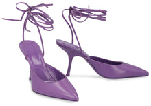 Load image into Gallery viewer, Jen leather pointy-toe pumps
