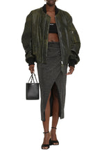 Load image into Gallery viewer, Anja lambskin bomber jacket