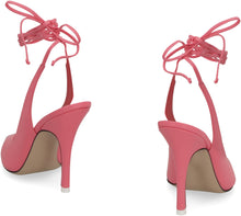 Load image into Gallery viewer, Venus leather slingback pumps