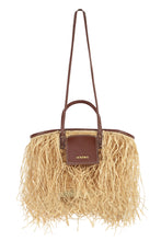 Load image into Gallery viewer, Le Panier Soli fringed raffia tote bag
