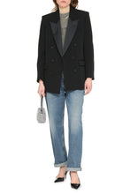 Load image into Gallery viewer, Nevim double-breasted wool blazer