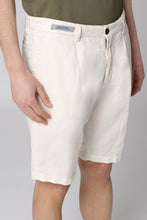 Load image into Gallery viewer, Cotton and linen bermuda-shorts
