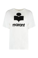 Load image into Gallery viewer, Zewel Logo print linen t-shirt