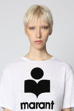 Load image into Gallery viewer, Zewel Logo print linen t-shirt